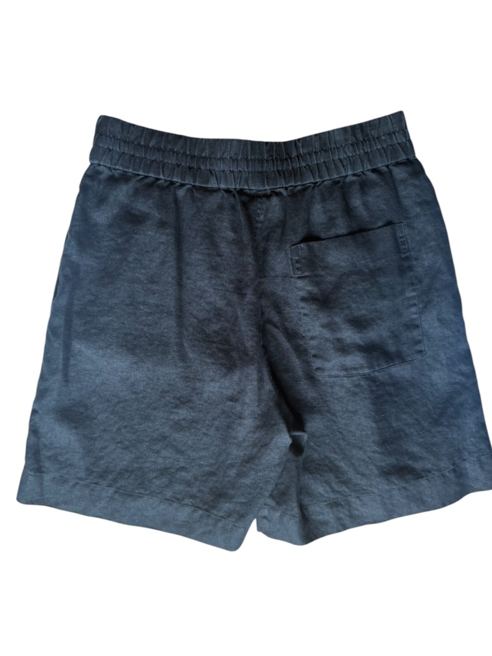 COS  100% Linen Black Shorts Sz L - Picture 4 of 6